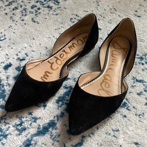 Sam Edelman black suede flats size 10